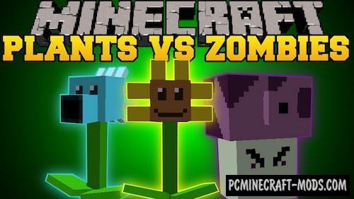 Plants vs Zombies Mod For Minecraft 1.7.10, 1.6.4