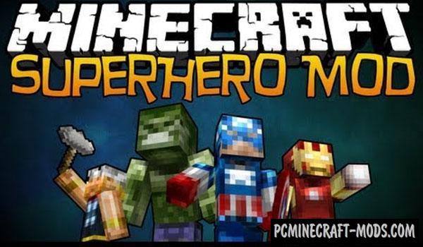 Super Heroes - Guns Mod For Minecraft 1.7.10, 1.7.2, 1.6.4