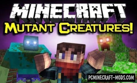 Mutant Creatures Mod For Minecraft 1.7.10, 1.7.2, 1.6.4