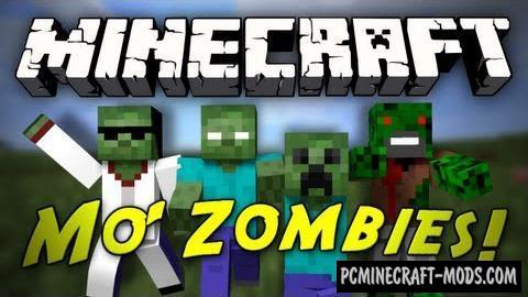 Mo' Zombies - Mobs Mod For Minecraft 1.7.10, 1.5.2 | PC Java Mods