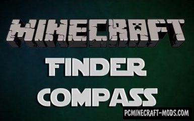 Finder Compass - Minimap Mod For Minecraft 1.18.1, 1.17.1, 1.16.5, 1.14.4
