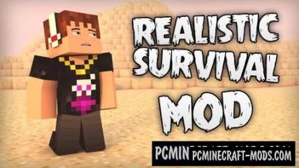 Realistic Survival Mod For Minecraft 1.7.10