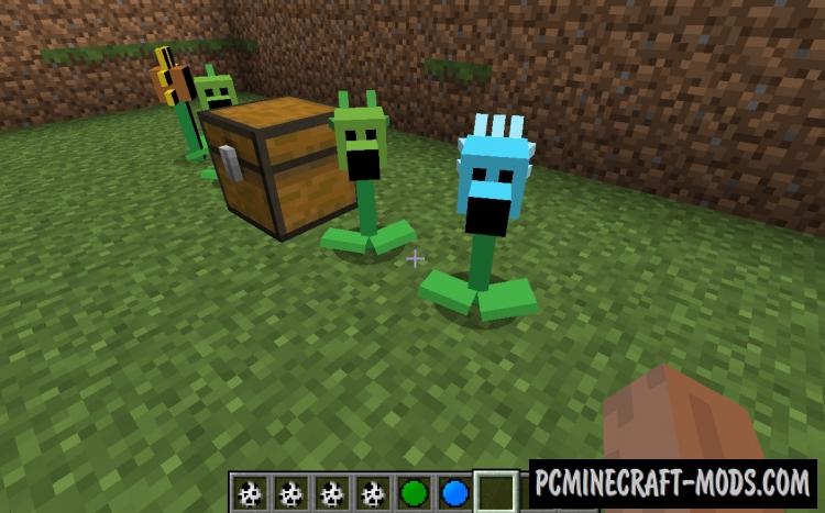 Plants vs Zombies Mod For Minecraft 1.7.2, 1.6.4  PC Java 