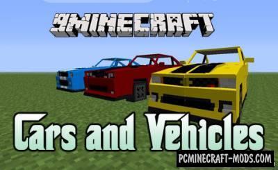 Cars and Vehicles Mod For Minecraft 1.6.4
