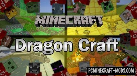 Dragon Craft - Creatures Mod For Minecraft 1.6.4