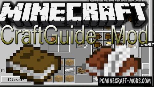 Craftguide Gui Mod For Minecraft 1 7 10 1 7 2 1 6 4 1 5 2 Pc Java Mods