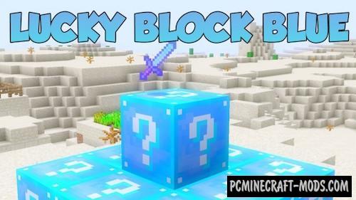 Lucky Block Blue Mod For Minecraft 1.8, 1.7.10