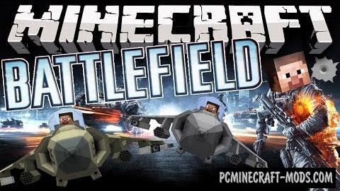 Battlefield - 3D Guns Mod For Minecraft 1.7.10