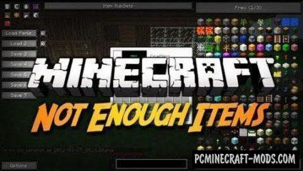 Not Enough Items (NEI) Mod For Minecraft 1.12.2, 1.11.2, 1.10.2, 1.7.10