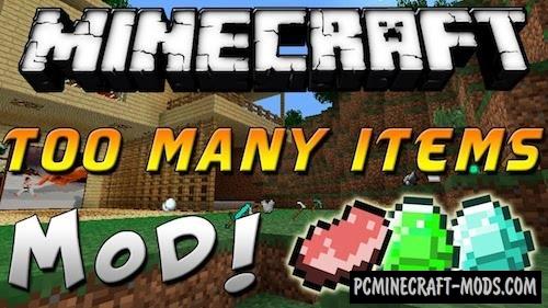 TooManyItems - GUI Mod For Minecraft 1.8.9, 1.7.10