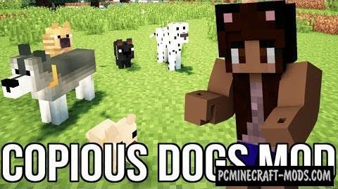 Copious Dogs by wolfpup Mod For Minecraft 1.7.10, 1.7.2