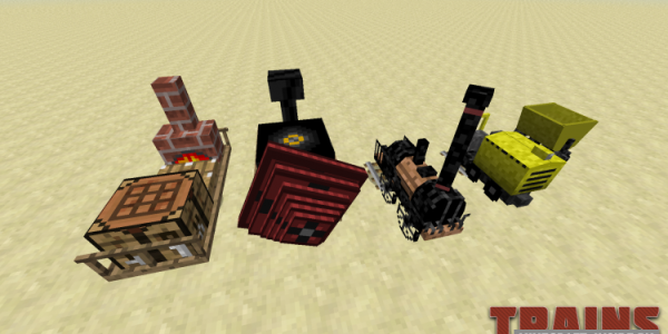 Traincraft - Decor, Vehicles Mod For Minecraft 1.6.4