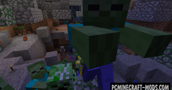 Monster Swarm Mod For Minecraft 1.12.2, 1.8.9, 1.7.10  PC 