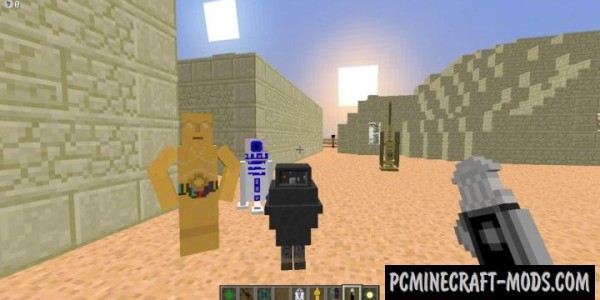 Star Wars by Parzi - Mobs, Guns Mod For Minecraft 1.7.10