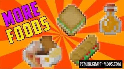 More Foods Mod For Minecraft 1.9.4, 1.9, 1.8.9