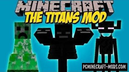 The Titans - New Mobs, Weapons Mod For Minecraft 1.8.9