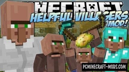 Helpful Villagers - Adv, Tweak Mod For Minecraft 1.7.10