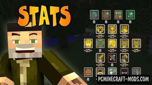 Goki Stats - RPG HUD Mod For Minecraft 1.7.10, 1.7.2