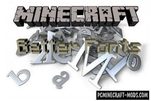 BetterFonts - GUI Mod For Minecraft 1.7.10