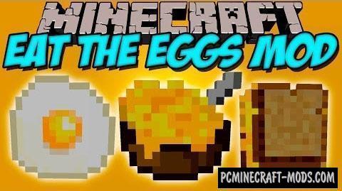 Eat the Eggs - New Food Mod For Minecraft 1.16.5, 1.12.2