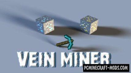 Vein Miner - Farm Mod For Minecraft 1.20.2, 1.20.1, 1.19.4, 1.12.2