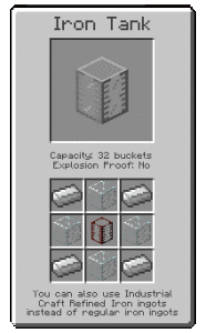 Iron Tanks - Blocks Mod For Minecraft 1.12.2, 1.7.10