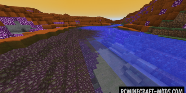 Amethyst - Weapons, Ore Mod For Minecraft 1.16.1, 1.15.2
