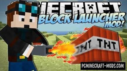 Block Launcher - Weapons Mod Minecraft 1.9.4, 1.8.9, 1.7.10