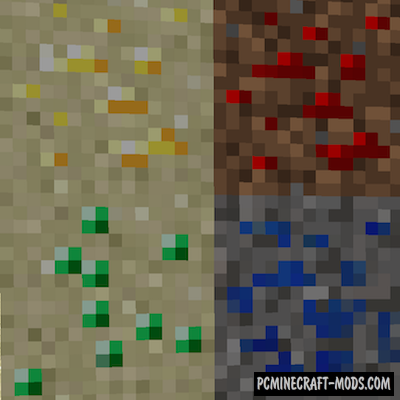 Sandy Ores - Blocks Mod For Minecraft 1.12.2, 1.8.9