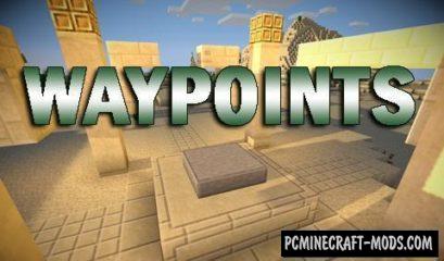 Waypoints - Blocks Mod For Minecraft 1.12.2, 1.11.2, 1.10.2