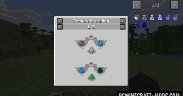 Chickens Mod For Minecraft 1.12.2, 1.11.2, 1.10.2, 1.9.4 