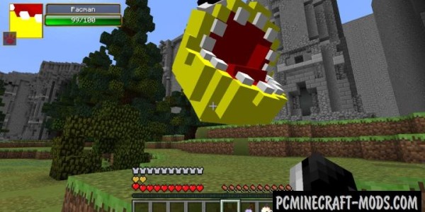 Horror Pacman - New Mob Mod For Minecraft 1.7.10