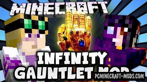 Infinity Gauntlet - Magic, Weapon Mod Minecraft 1.8.9, 1.7.10