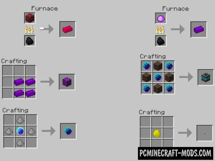 More Nether Ores - Weapons, Tools Mod Minecraft 1.7.10