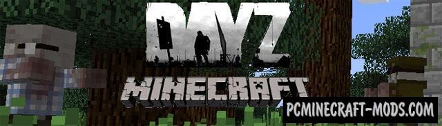 DayZ - Weapons, Monsters Mod For Minecraft 1.8.9, 1.7.10