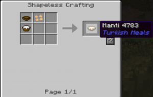 Turkish Meals - Food Mod For Minecraft 1.7.10
