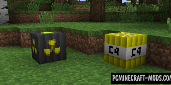 Nuclear Craft - Ore, Weapons Mod For Minecraft 1.8.9, 1.7.10