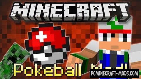 Pokeball - New Pokemon Mobs Mod For Minecraft 1.8.9, 1.7.10