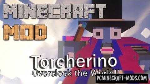 Torcherino Blue Torch - Tweak Booster Mod MC 1.20.1, 1.19.2, 1.12.2