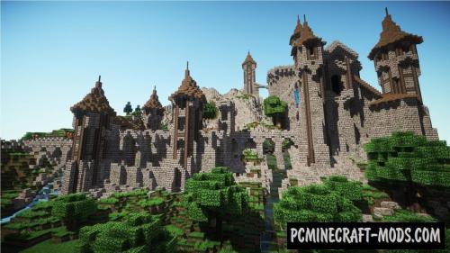 castle and town maps minecraft pc