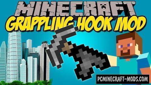 Grappling Hook - Tool Mod For Minecraft 1.16.5, 1.12.2
