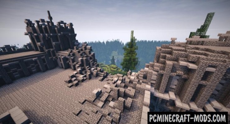 Abandoned Medieval Castle Map For Minecraft