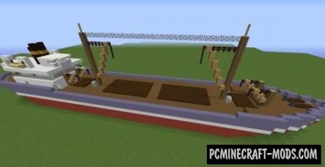 Cargo Ship - 3D Art Map For Minecraft