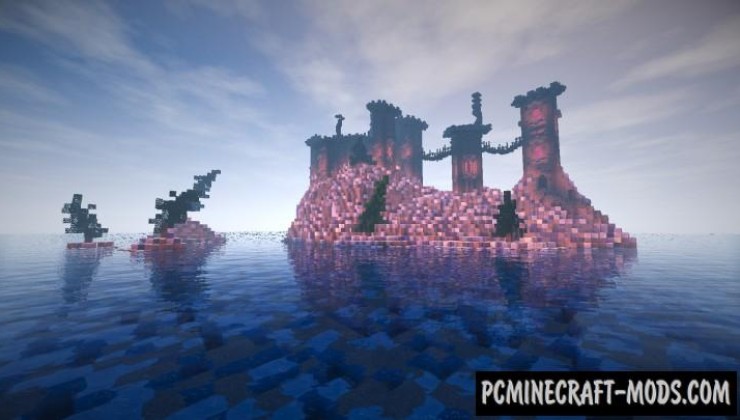 Abandoned Ice Castle Map For Minecraft