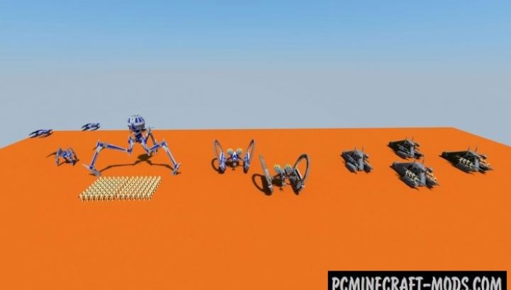 CIS Droid Army - 3D Art Map For Minecraft