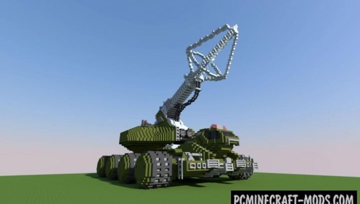 Type-92 Maser Beam Tank - 3D Art Map For MC