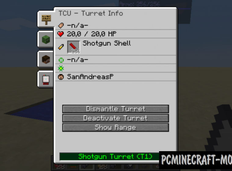 Turret Mod Rebirth Tech Guns Mod For Minecraft 1 12 2 Pc Java Mods