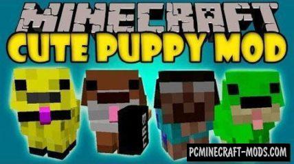 Cute Puppy - Creatures Mod For Minecraft 1.18.2, 1.16.5, 1.12.2