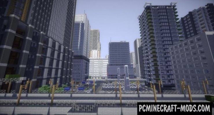 City of MAIKURA Map For Minecraft