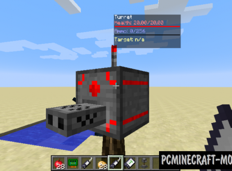 Turret Mod Rebirth - Tech Guns Mod For Minecraft 1.12.2